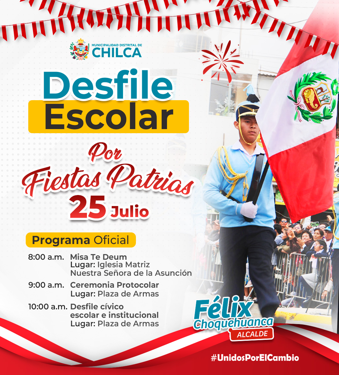 Programa para el Desfile Civico Escolar