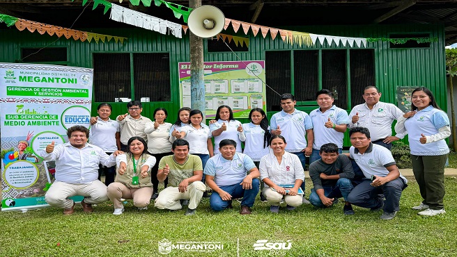 Municipalidad de Megantoni juramenta a promotores ambientales comunitarios