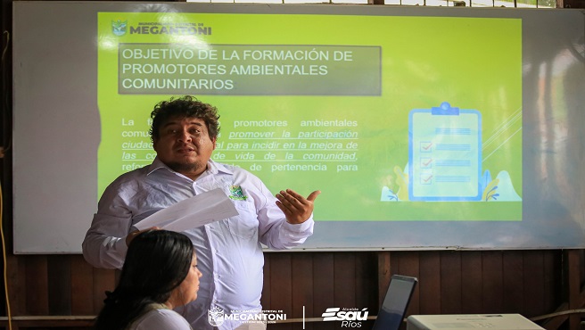 Municipalidad de Megantoni juramenta a promotores ambientales comunitarios