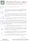 Vista preliminar de documento ORDENANZA MUNICIPAL N° 007-2021-MPA-CM