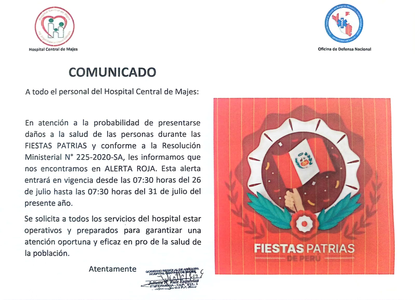 comunicado