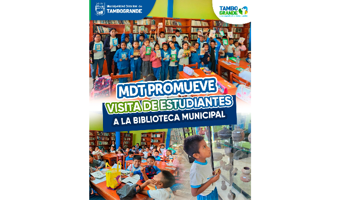 𝑴𝑫𝑻 promueve visita de estudiantes a la biblioteca municipal