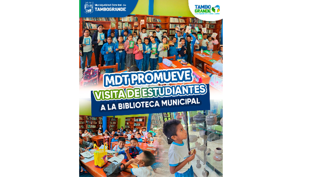 𝑴𝑫𝑻 promueve visita de estudiantes a la biblioteca municipal