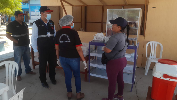 𝐌𝐃𝐓 inspecciona dos quioscos escolares en C.P Cruceta
