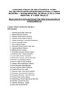 Vista preliminar de documento Postulantes aptos para la evaluación de conocimientos