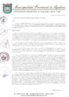 Vista preliminar de documento ORDENANZA MUNICIPAL N° 014-2021-MPA-CM