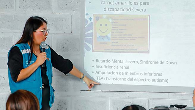 OMAPED promueve la educación inclusiva con capacitación a docentes de colegios