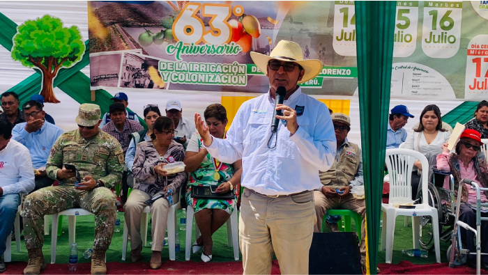 𝑪elebramos el 63 aniversario de irrigacion y colonización del Valle de San Lorenzo