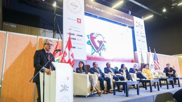 Viceministro Christian Garay remarcó la importancia del trabajo integrado para seguir impulsando la cadena productiva del cacao.