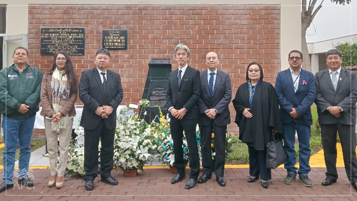 APCI presente en ceremonia por la XXXIII conmemoración del fallecimiento de expertos japoneses