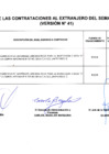 Vista preliminar de documento Versión 41va - Contrataciones al Extranjero