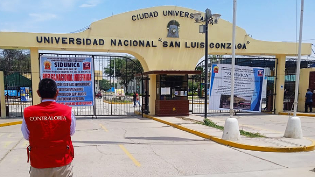 La Contraloría General detectó que la Universidad Nacional San Luis Gonzaga pagó una retribución económica sin sustento legal en beneficio de sus funcionarios y personal administrativo. Además, aceptó una deuda que le impuso el Seguro Social de Salud (EsSalud) sin verificar que no había incumplido con la aportación de sus trabajadores y desembolsó dinero a una proveedora por un servicio que no se prestó. 