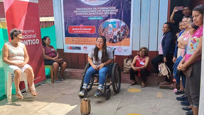 Contigo promueve la formación de cuidadores de personas con discapacidad severa a nivel nacional