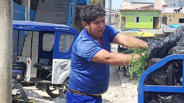 Cumpliendo con el compromiso de mantener limpio el distrito