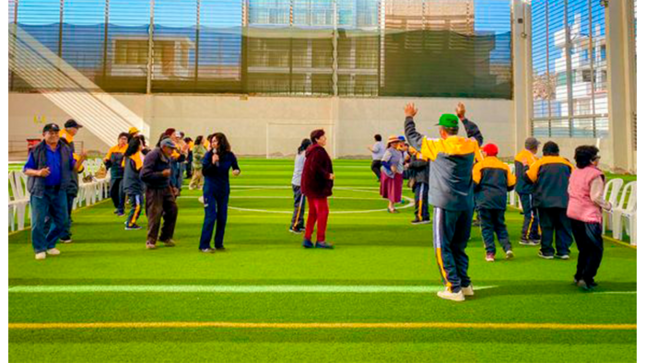 Reunión de confraternidad del Club del Adulto Mayor 