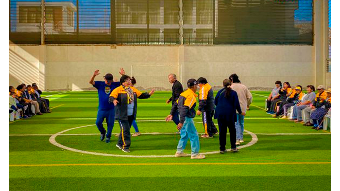 Reunión de confraternidad del Club del Adulto Mayor