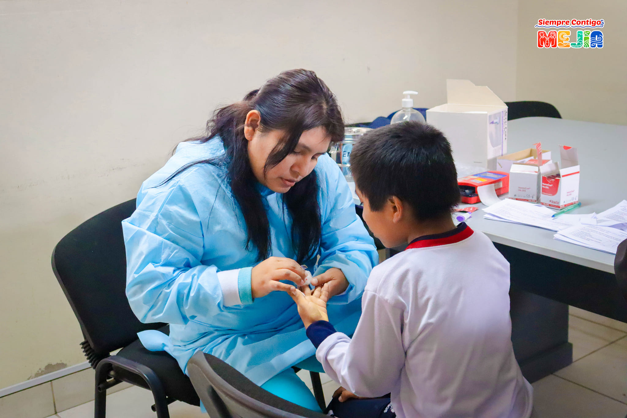 Posta Médica de Mejía desarrolla campaña de despistaje de anemia
