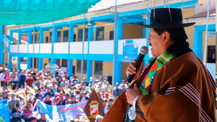 Nota de prensa del gobierno regional de Huancavelica