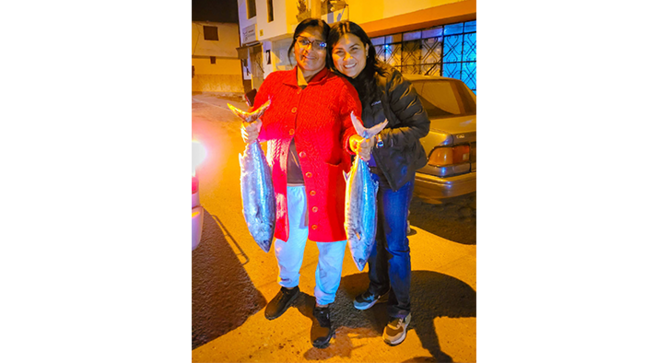 La Municipalidad de Mejía distribuye pescado fresco a los pobladores del distrito 