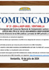 Vista preliminar de documento 6 Comunicado modificación de cronograma
