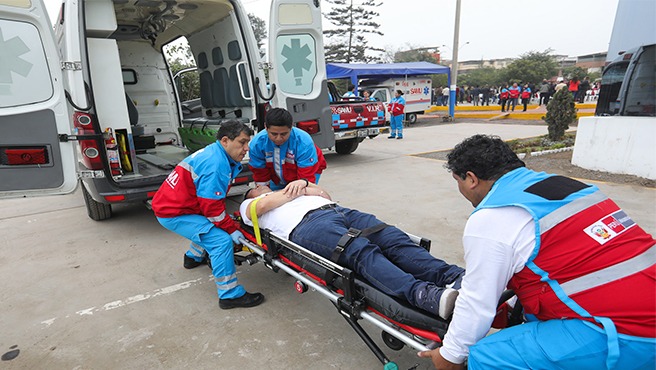 33 modernas ambulancias para el SAMU
