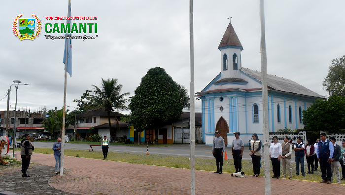  Ceremonia de Izamiento del Pabellón Nacional en Camanti - 03 de junio del 2024