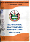 Vista preliminar de documento TUPA-2024