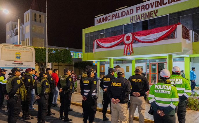 Municipalidad realiza Mega operativo "Primero la Seguridad" en Huarmey.