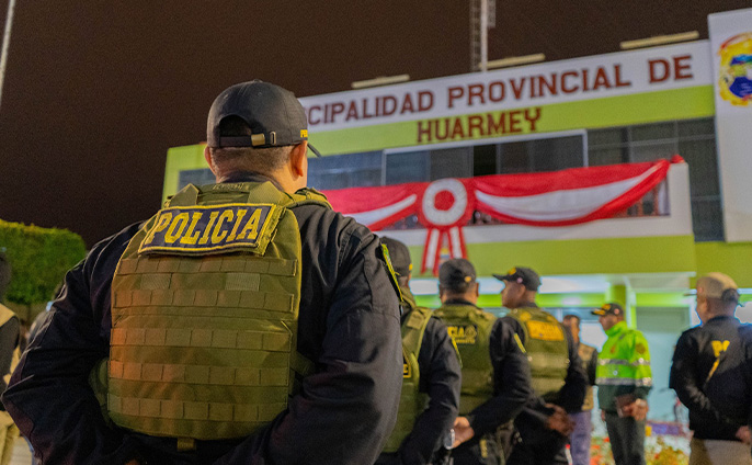 Municipalidad realiza Mega operativo "Primero la Seguridad" en Huarmey.