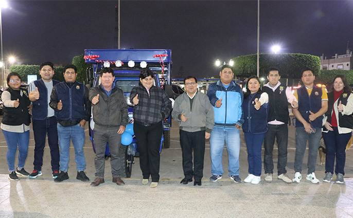 Municipalidad adquiere nueva unidad para fiscalización de la ciudad de Huarmey.
