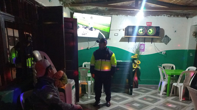 Continúan los operativos inopinados  en los establecimientos comerciales y locales nocturnos de la cuidad de Huarmey. 