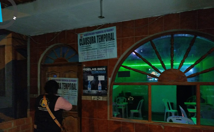 Continúan los operativos inopinados en los establecimientos comerciales y locales nocturnos de la cuidad de Huarmey.