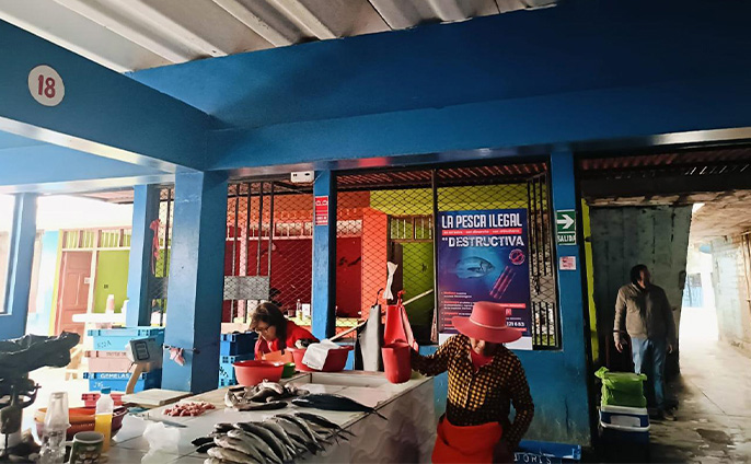 Campaña y colocación de banners educativos para la prevención contra la pesca Ilegal.