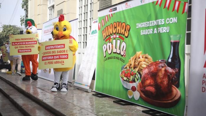 MIDAGRI impulsa cadena del pollo a la brasa y organiza almuerzo con niños de Puericultorio Pérez Araníbar