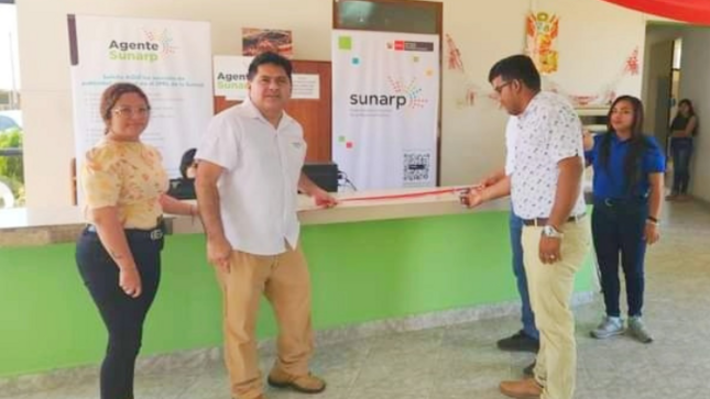 Foto Sunarp  pone en marcha AGENTE SUNARP en Canoas de Punta Sal 