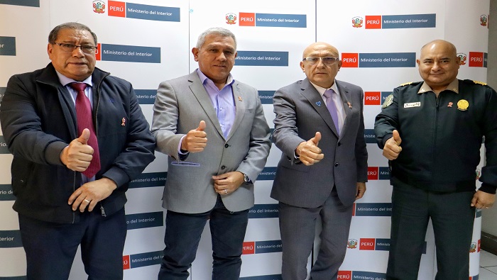 Fernando Cárdenas se reunió con viceministro del MININTER