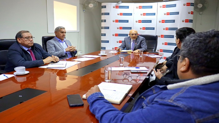 Fernando Cárdenas se reunió con viceministro del MININTER