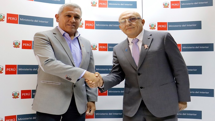 Fernando Cárdenas se reunió con viceministro del MININTER