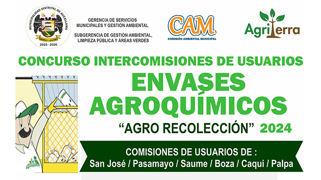I Concurso Intercomisiones de Usuarios "Recolección de Envases Vacíos de Agroquímicos"
