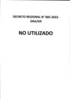 Vista preliminar de documento DECRETO REGIONAL 005-2023-GRA/GR 