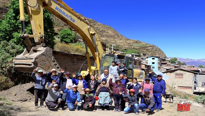 inicia trabajos de trocha carrozable en Vichaycocha