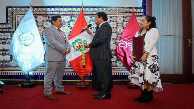 DRTC es condecorada con el Premio Nacional a la Institución excelencia 2024 por la Cámara Nacional de Comercio del Perú
