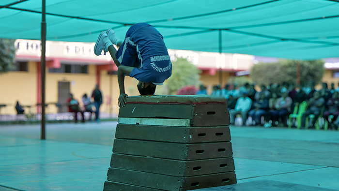 Imagen de actividades por el día del logro en el colegio Secundario - Chongoyape.