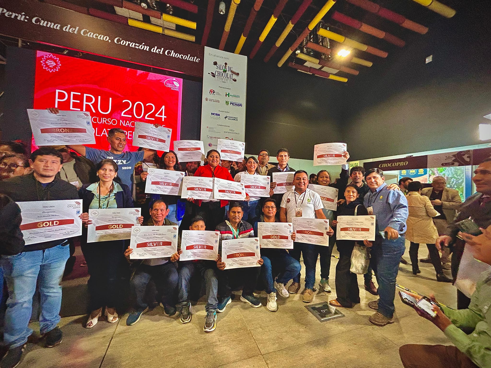 Reconocimientos en edición internacional del salón de cacao y chocolate