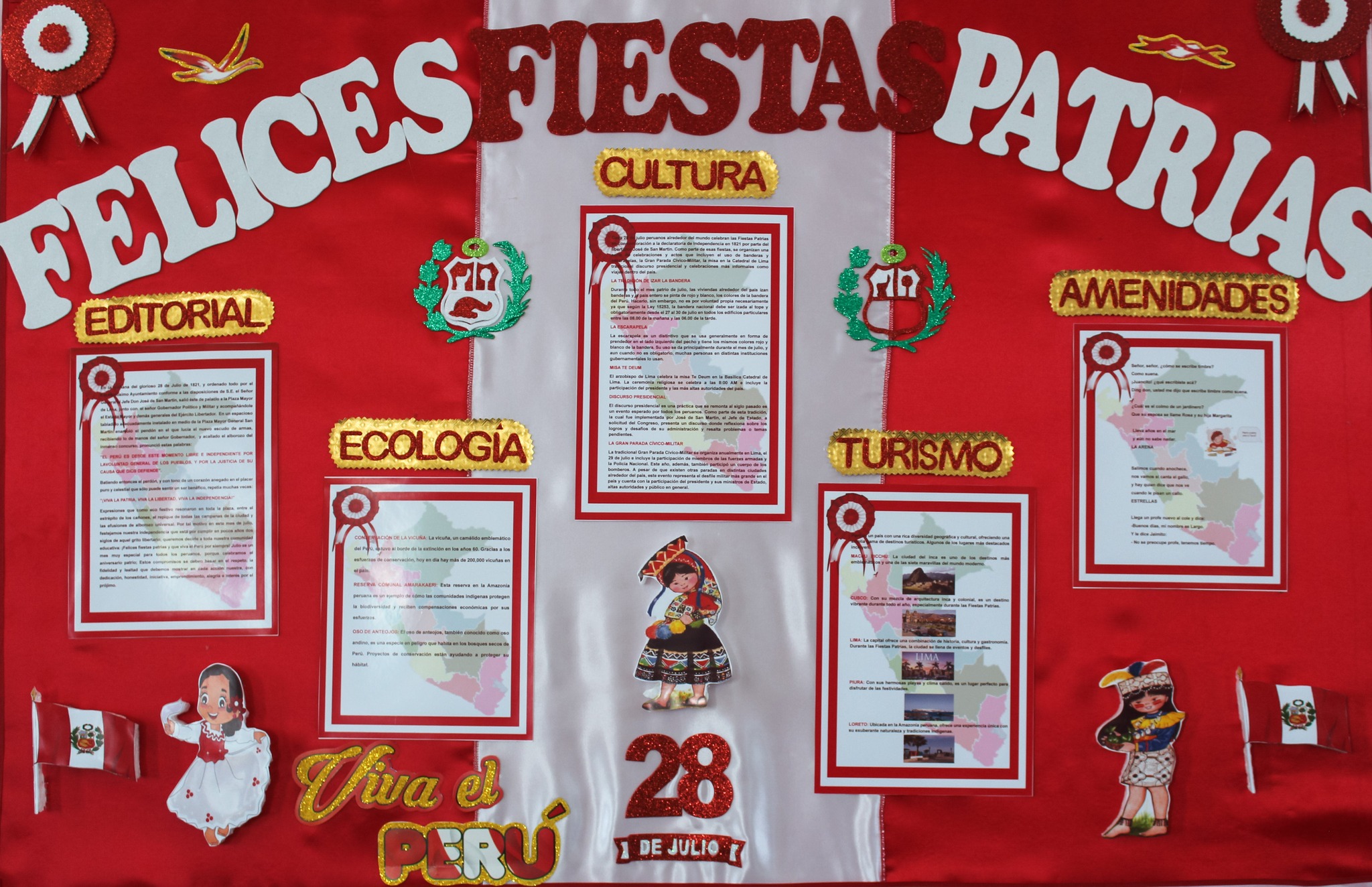 ¡Concurso Interno "Decorando mi Aula con Material Reciclable"en la Gran Unidad Escolar!
