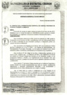 Vista preliminar de documento Ordenanza Municipal que crea a la DEMUNA en Choros