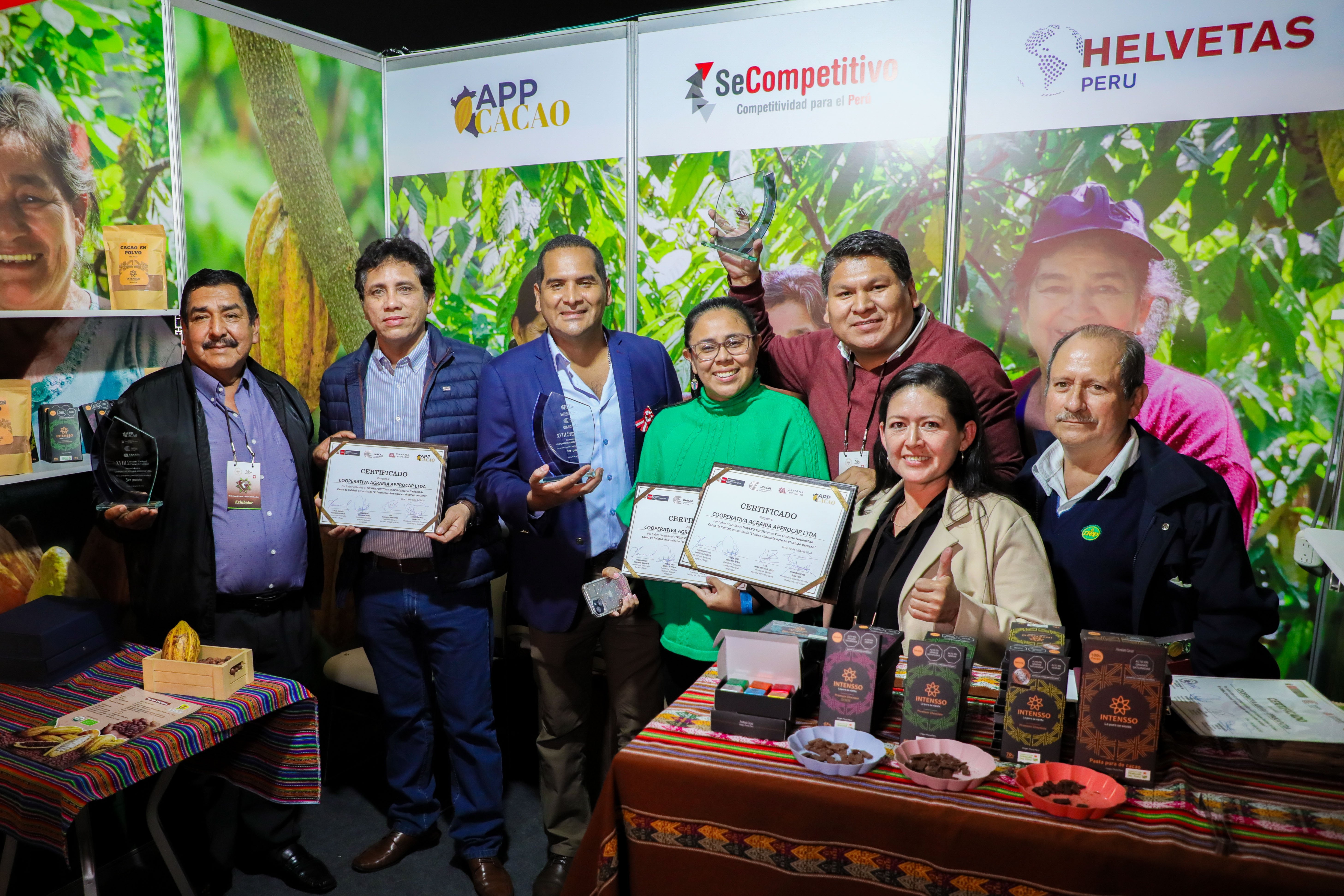 Cooperativa Agraria APPROCAP de Piura ganó el primer puesto del XVIII Concurso Nacional del Cacao
