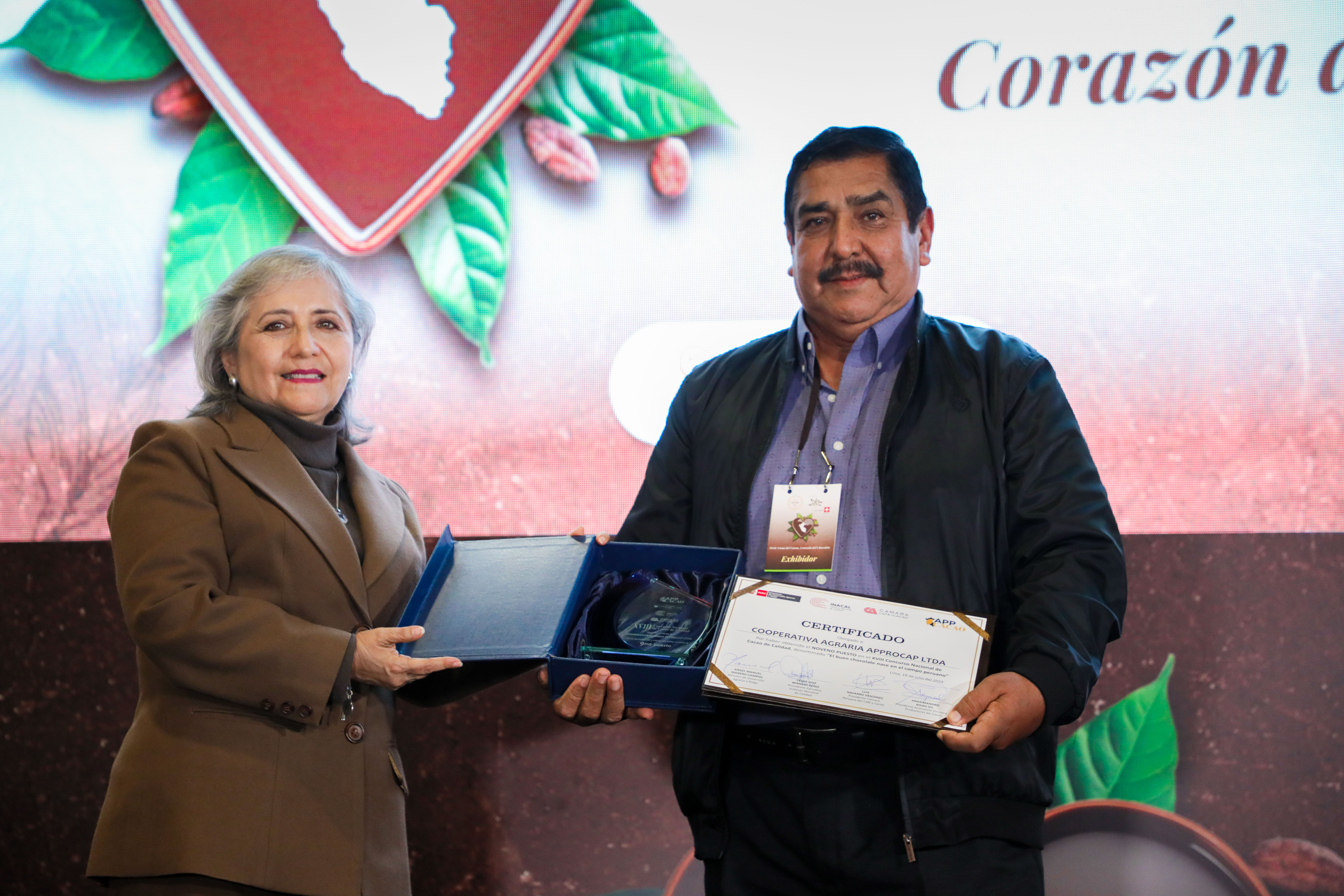 Cooperativa Agraria APPROCAP de Piura ganó el primer puesto del XVIII Concurso Nacional del Cacao