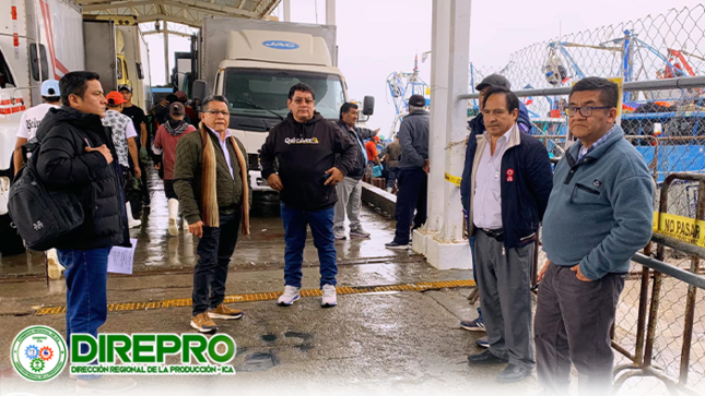 Acto de entrega del terreno al Consultor del Consorcio Pesquera.