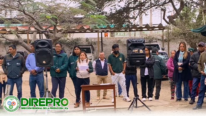 Feria realizada en la Agencia Agraria de Pisco